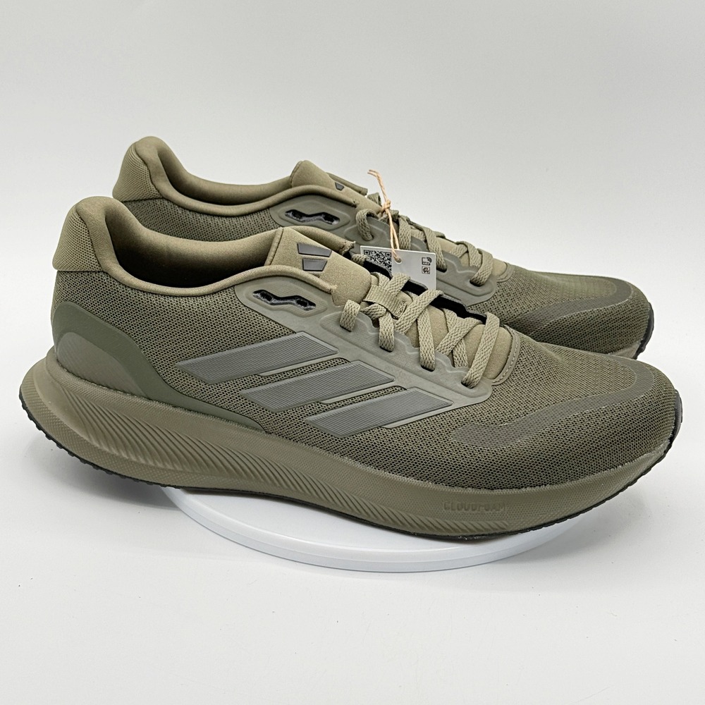Adidas Runfalcon 5 'Olive Strata' / Size 12.5 Mens / IE0525, NEW